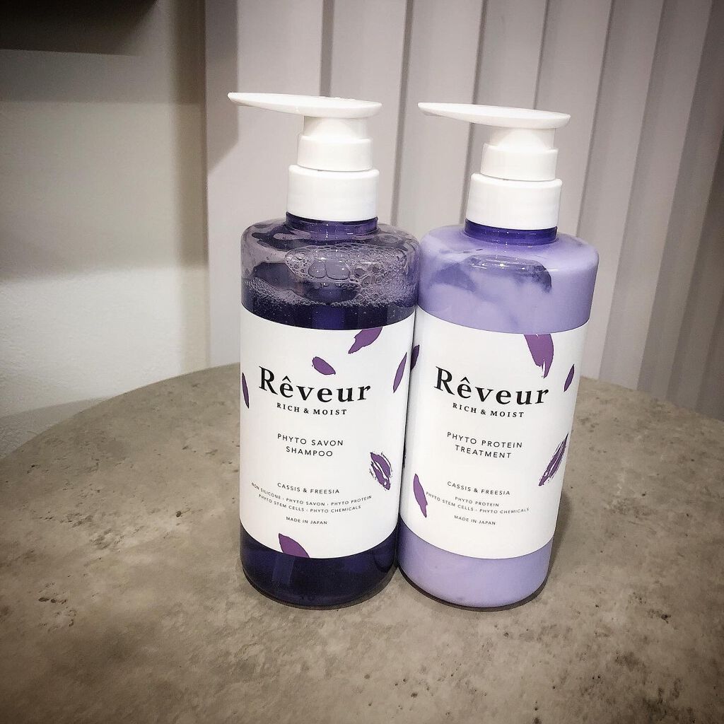 レヴール リッチ＆モイスト シャンプー／トリートメント/Reveur(レヴール)/市販シャンプーを使ったクチコミ（3枚目）