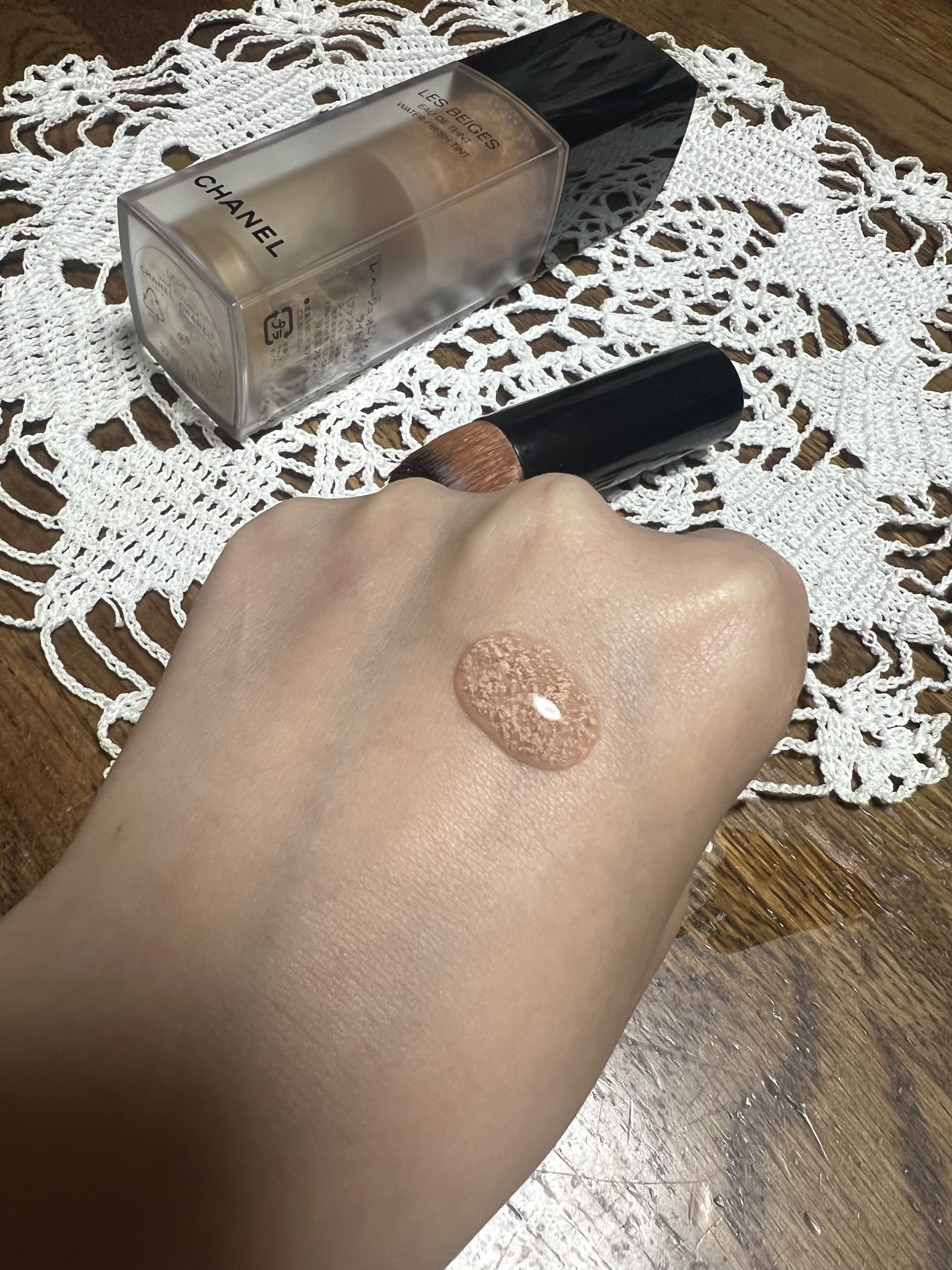 レ ベージュ オー ドゥ タン/CHANEL/クリーム・エマルジョンファンデーションを使ったクチコミ（2枚目）