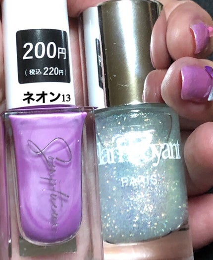 ネイルシール/セリア/ネイルシールを使ったクチコミ(2枚目)