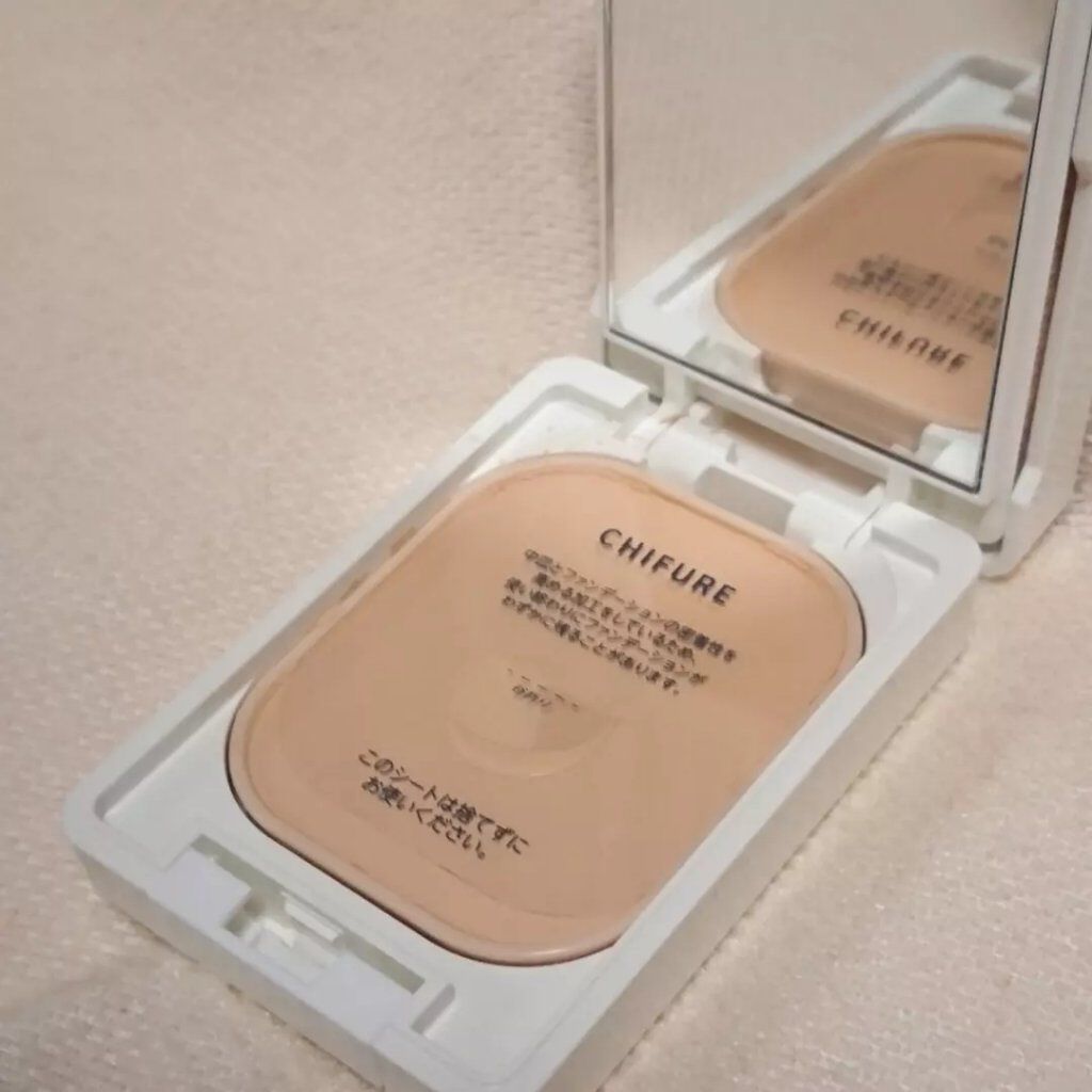 UV パウダー ファンデーション/ちふれ/パウダーファンデーションを使ったクチコミ(4枚目)