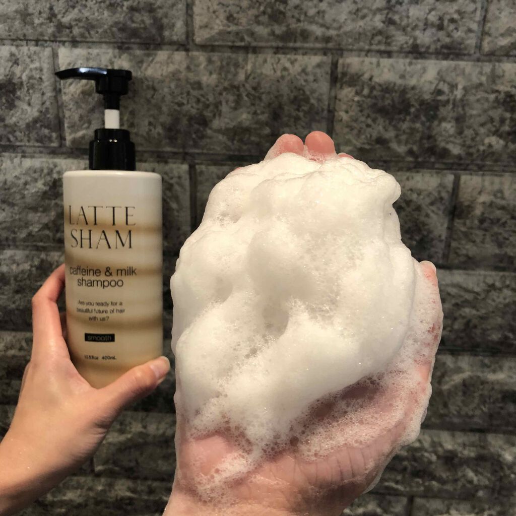 スムースシャンプー／スムーストリートメント/LATTE SHAM/市販シャンプーを使ったクチコミ（2枚目）