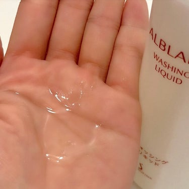 ALBLANC ウォッシングリキッドのクチコミ「美容液で洗顔？

ソフィーナ　ALBLANC　アルブラン
ウォッシングリキッド　150ml

.....」（3枚目）