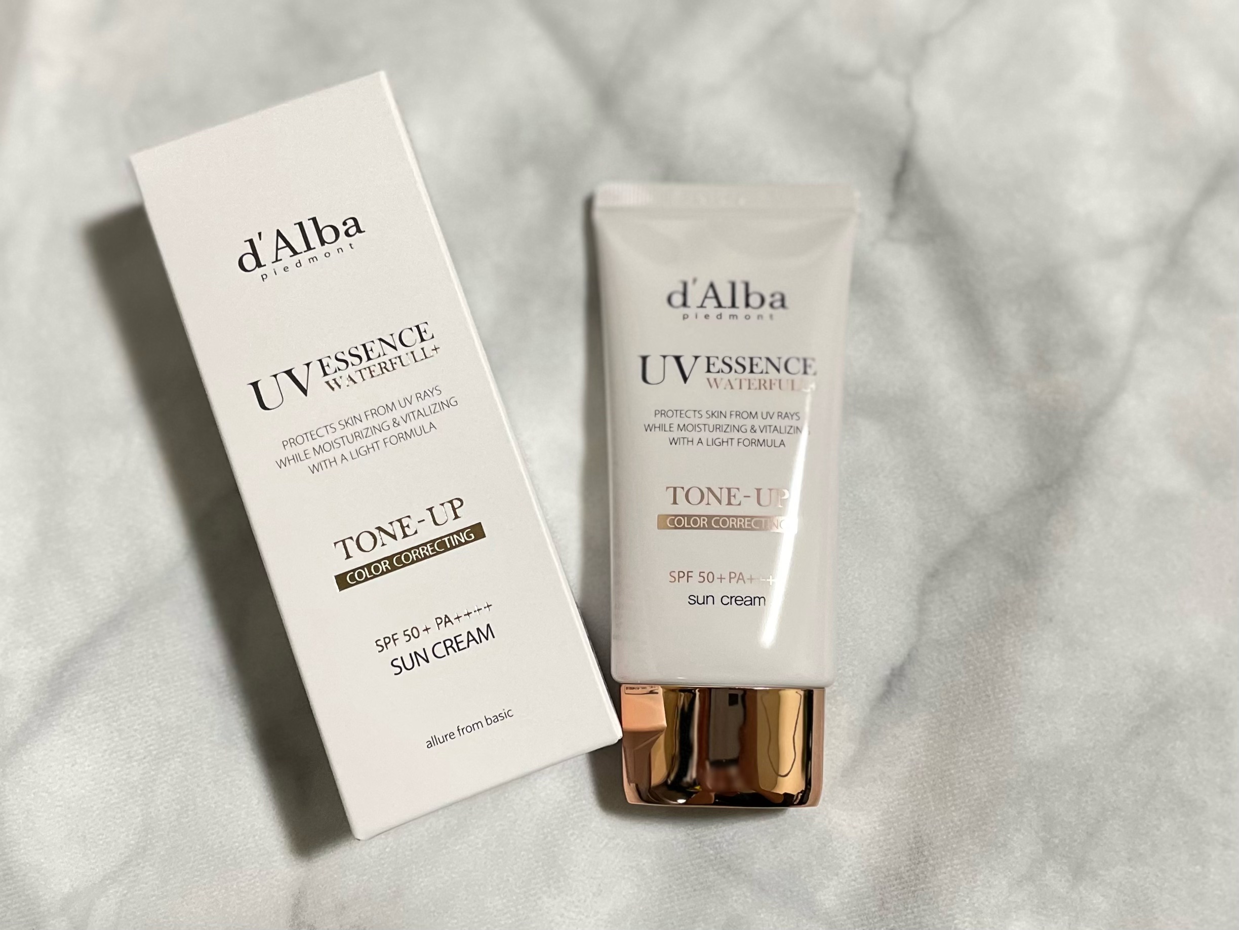 ウォータフルトーンアップサンクリーム/ダルバ/日焼け止めクリームを使ったクチコミ（2枚目）