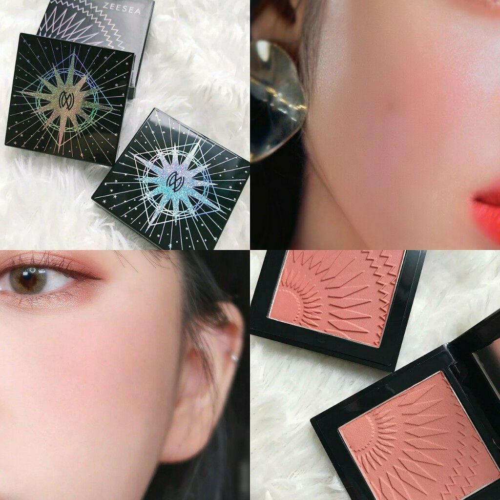 薄霧錦紗 単色チーク/ZEESEA/パウダーチークを使ったクチコミ(2枚目)