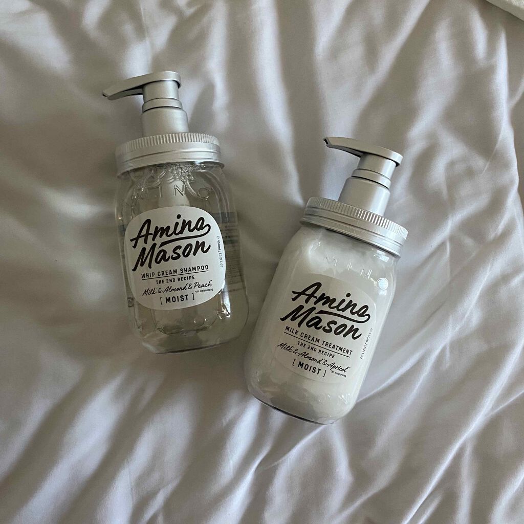アミノメイソン ディープモイスト ホイップクリーム シャンプー/ミルククリーム ヘアトリートメント/アミノメイソン/市販シャンプーを使ったクチコミ(1枚目)
