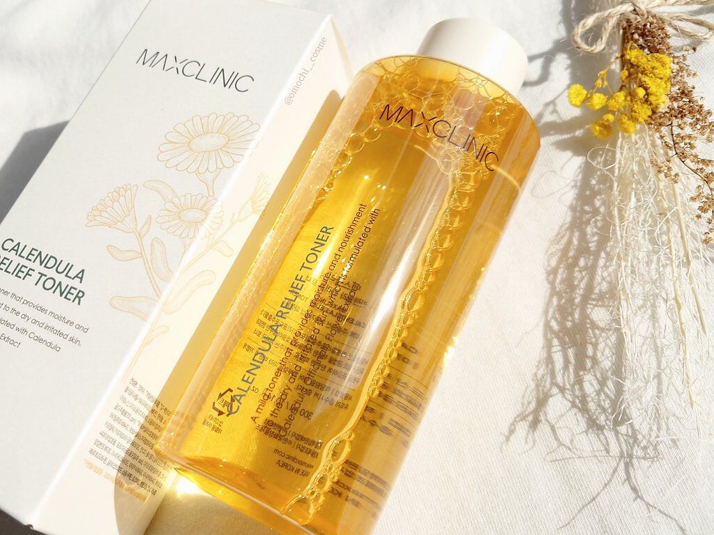 カレンデュラリリーフトナー/MAXCLINIC/化粧水を使ったクチコミ（1枚目）