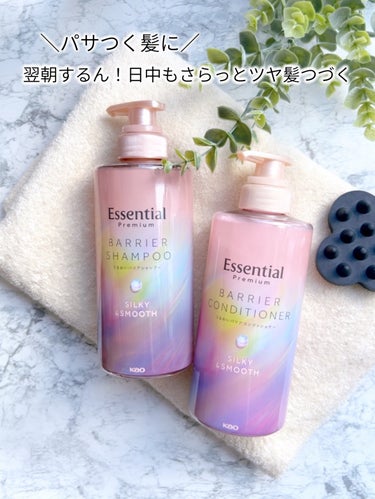 ＼2024年4月13日発売／
Essential THE BEAUTY（エッセンシャル　ザビューティ）バリアシリーズがリニューアル

エッセンシャル
プレミアム バリアシャンプー・コンディショナー 
シ