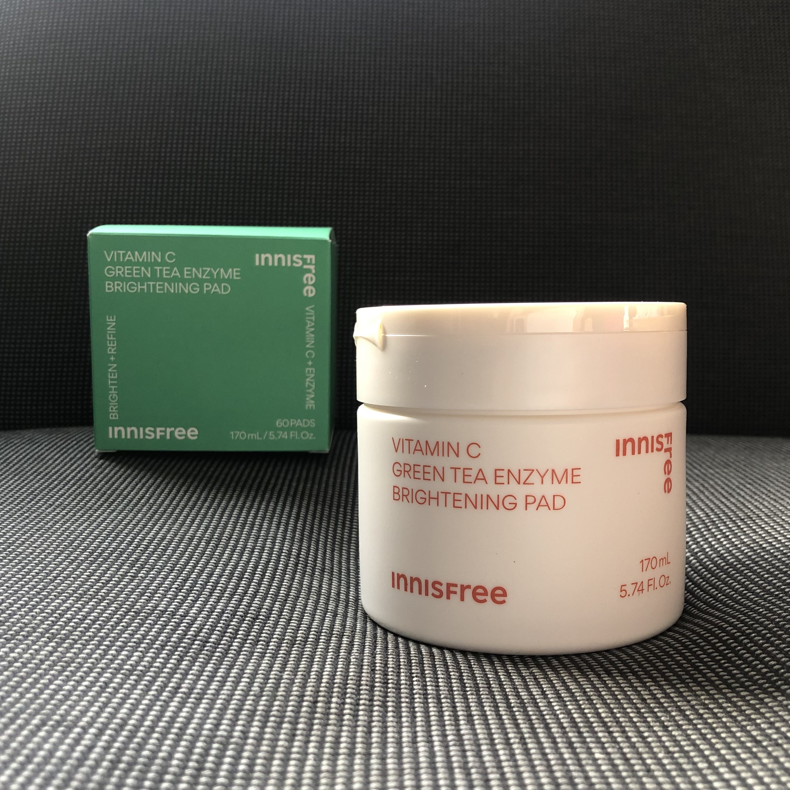 ビタC グリーンティーエンザイム ブライト パッド/innisfree/トナーパッドを使ったクチコミ（1枚目）