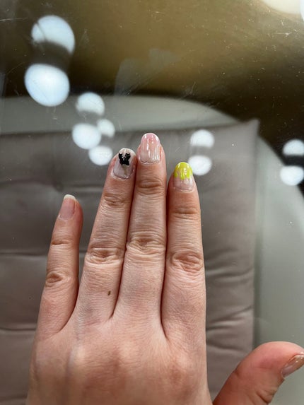 BRG ジェルネイル 25 ミルクピンク/DAISO/ジェルネイルを使ったクチコミ(1枚目)