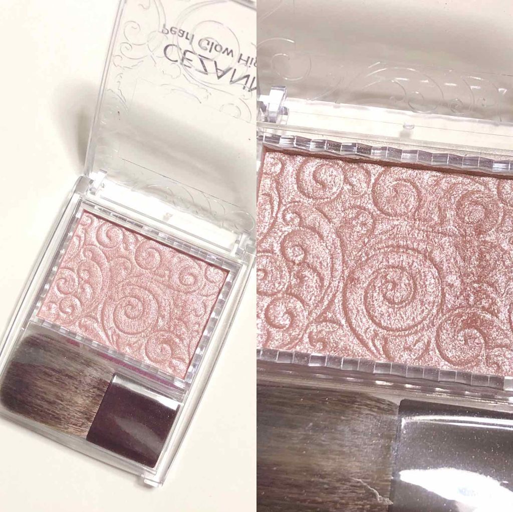 パールグロウハイライト/CEZANNE/パウダーハイライトを使ったクチコミ（2枚目）