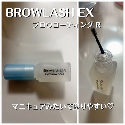 ブロウラッシュEX ブロウコーティング R/ブロウラッシュ/アイブロウコートを使ったクチコミ(1枚目)
