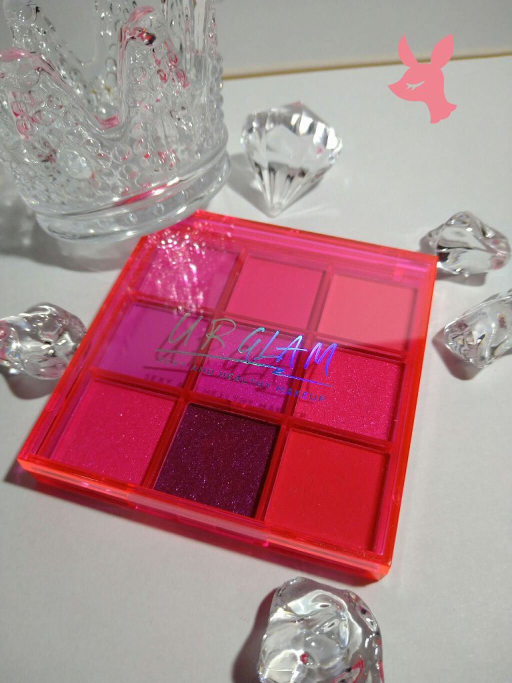 UR GLAM　BLOOMING EYE COLOR PALETTE/U R GLAM/アイシャドウパレットを使ったクチコミ（2枚目）