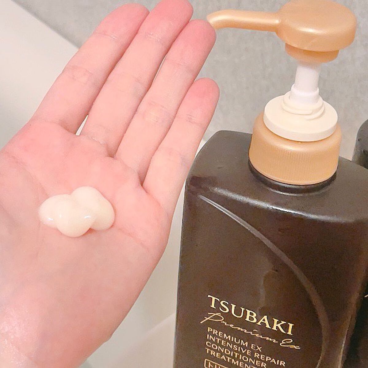 プレミアムEX インテンシブリペア <シャンプー>/コンディショナー<ヘアトリートメント> /TSUBAKI/市販シャンプーを使ったクチコミ(6枚目)