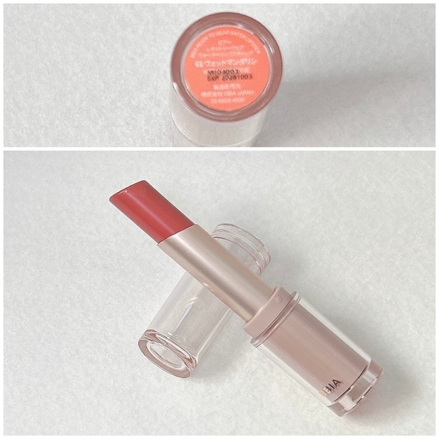 レディートゥーウェアウォーターリップスティック/BBIA/口紅を使ったクチコミ(3枚目)