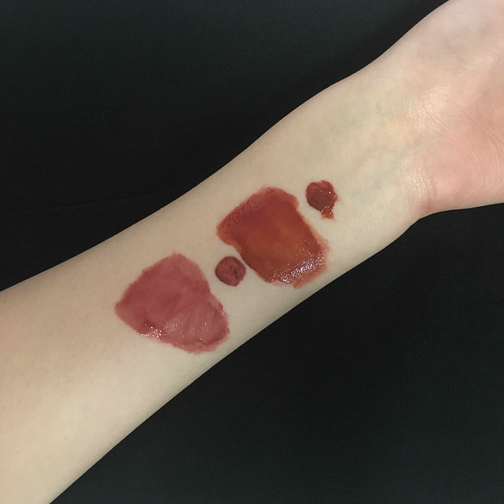 ジューシーラスティングティント/rom&nd/リップティントを使ったクチコミ（2枚目）