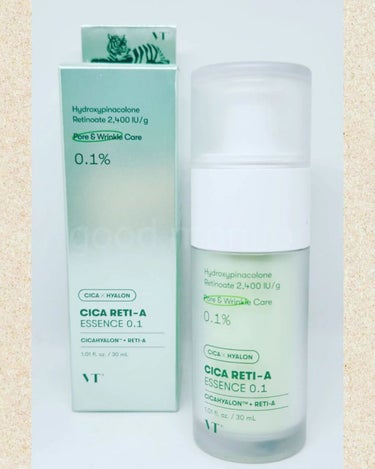 VT シカレチA エッセンス0.1のクチコミ「#VTCOSMETICS さまより⁡
⁡
#VT #シカレチAエッセンス ⁡
内容量30ml .....」（1枚目）