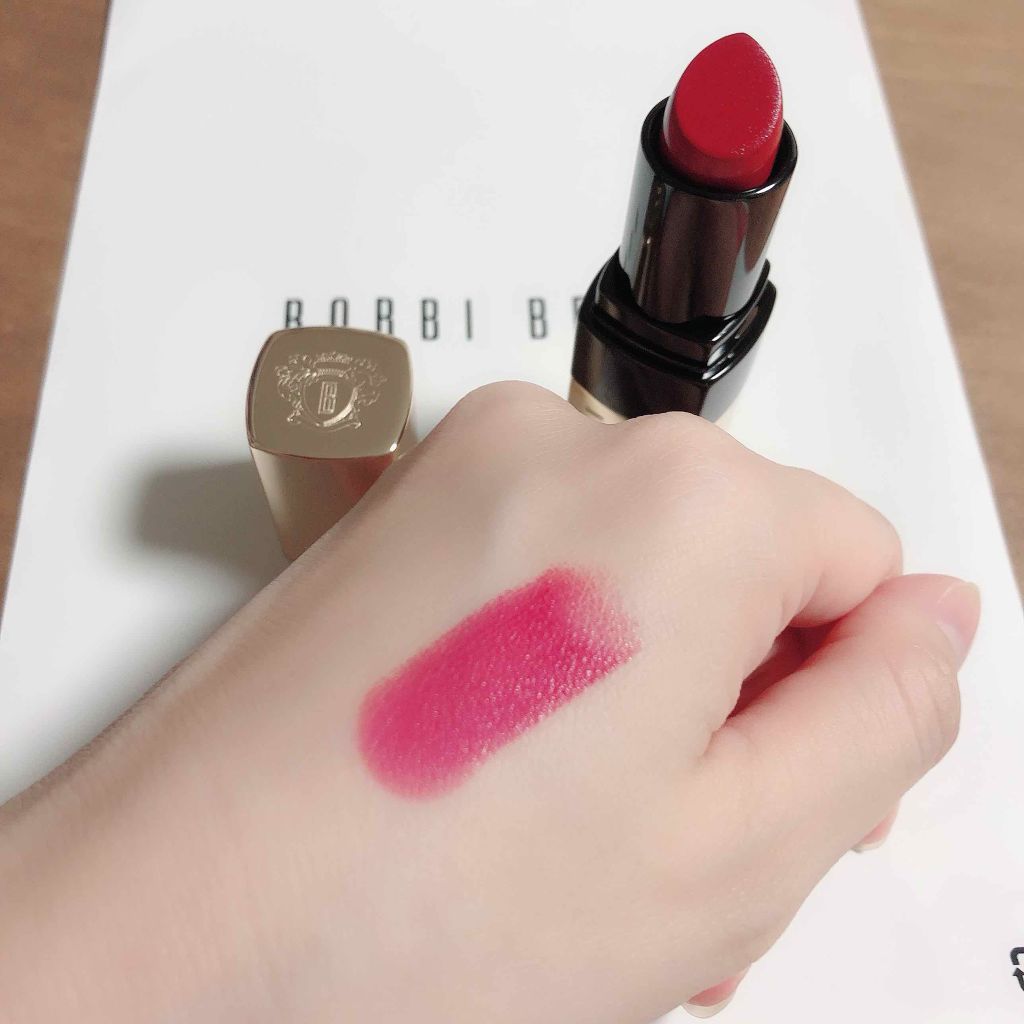 リュクス リップ カラー 27 レッドベルベット/BOBBI BROWN/口紅を使ったクチコミ（2枚目）