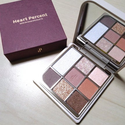 ドットオンムードアイパレット/Heart Percent/アイシャドウパレットを使ったクチコミ(1枚目)