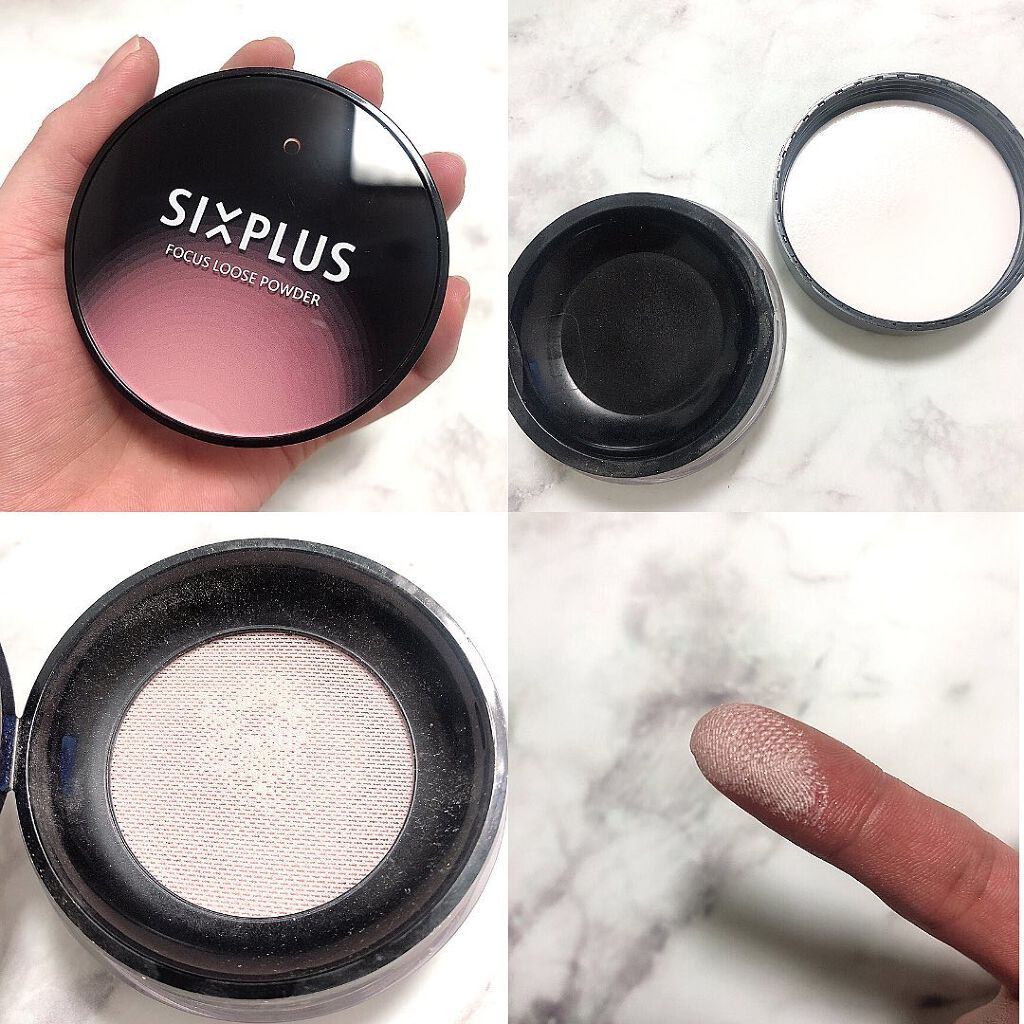 SIXPLUS ソフト フォーカス ブライト二ングルースパウダー/SIXPLUS/ルースパウダーを使ったクチコミ（3枚目）