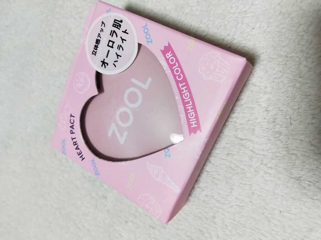 ハートパクト/ZOOL/パウダーファンデーションを使ったクチコミ（1枚目）