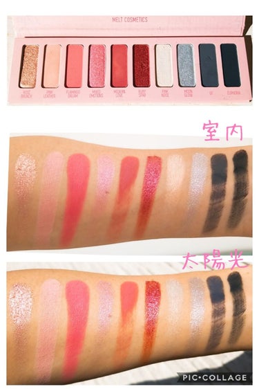 Melt Cosmetics MODERN LOVE COLLECTION ミレニアルピンクスパレットのクチコミ「                                 💗Melt Cosmetic.....」（2枚目）