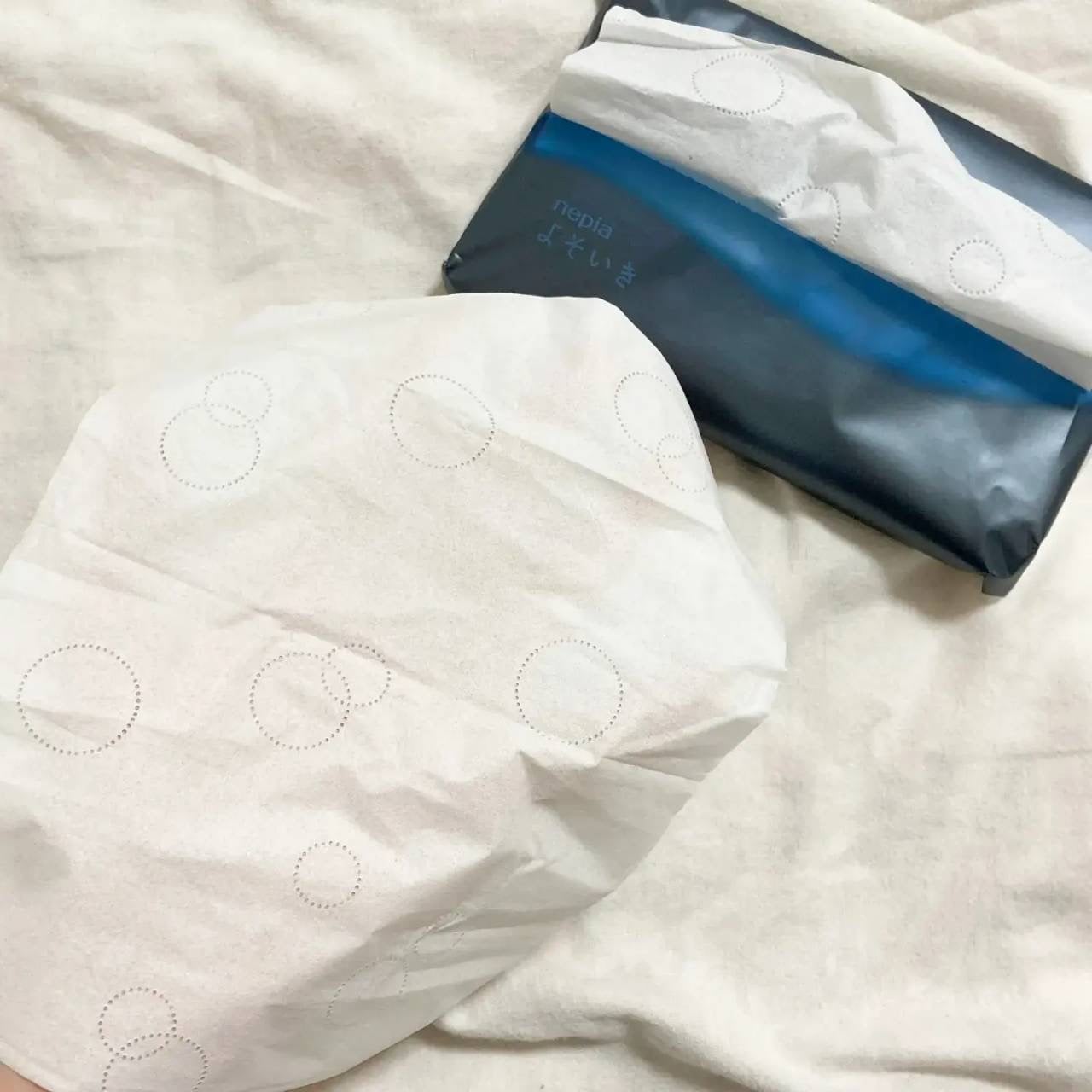 よそいき保湿ティシュ/ネピア/ティッシュを使ったクチコミ(5枚目)