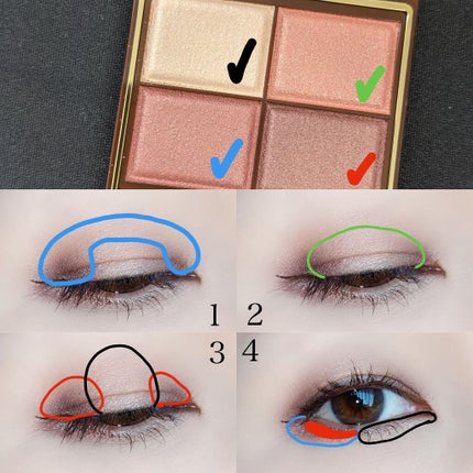 スキニーリッチシャドウ/excel/アイシャドウパレットを使ったクチコミ(6枚目)