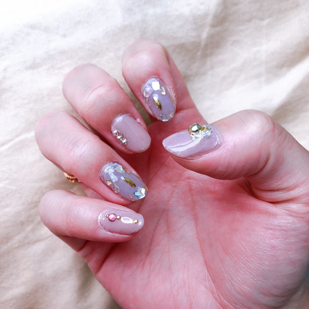 ネイルシール/Qoo10/ネイルシールを使ったクチコミ(3枚目)