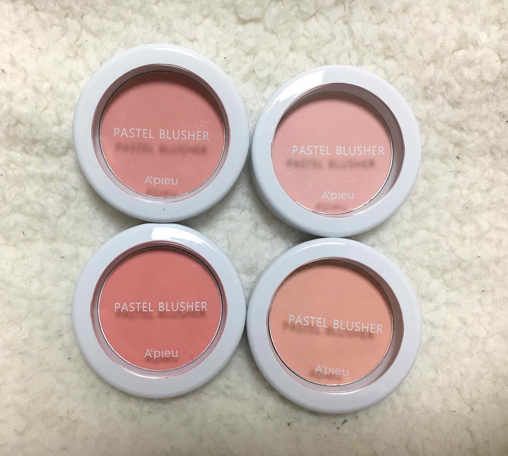 アピュー パステルブラッシャー/A’pieu/パウダーチークを使ったクチコミ（1枚目）