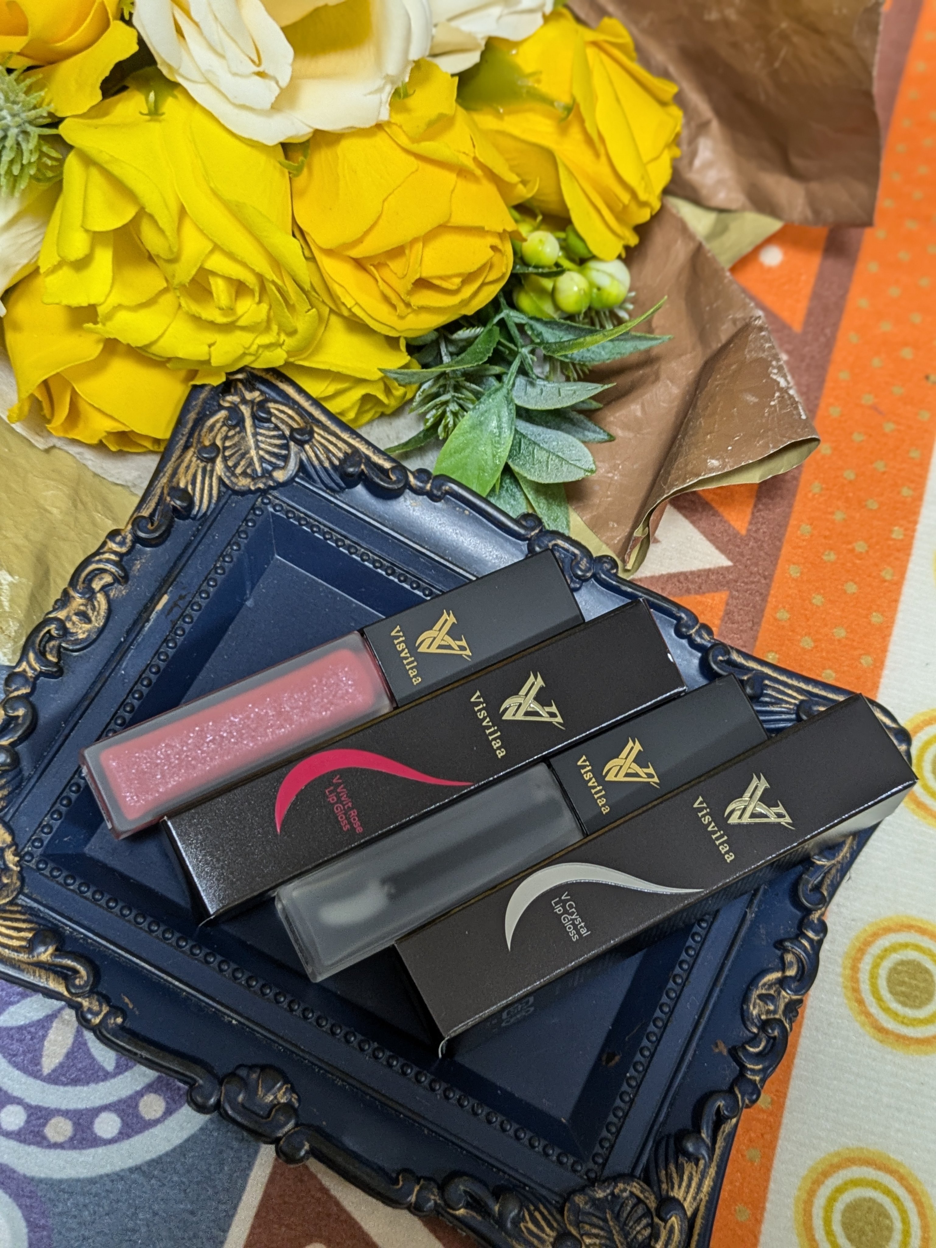 Vヴィヴィットロゼ リップグロス/Visvilaa/リップグロスを使ったクチコミ（2枚目）