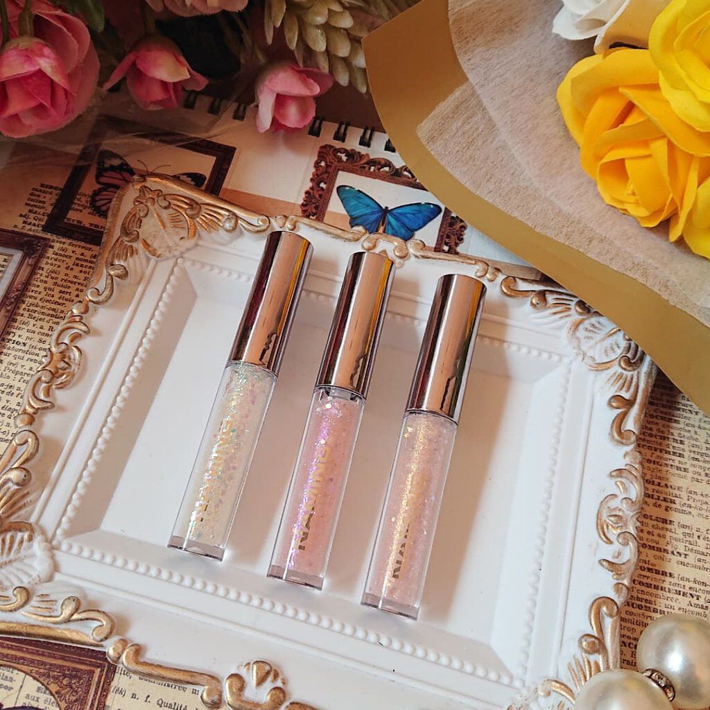  ダズリングアイグリッター/NAMING./リキッドアイシャドウを使ったクチコミ（3枚目）