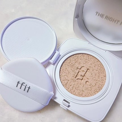 レイヤリングフィットカバークッションEX/TFIT/クッションファンデーションを使ったクチコミ(5枚目)