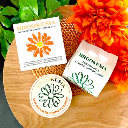 スキンエンハンサー コンパクトクッション(グロー)/BROOKESIA/クッションファンデーションを使ったクチコミ(2枚目)