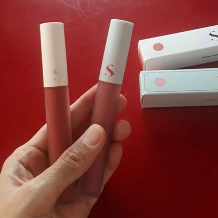 オールタイム ムード ベルベットティント/saat insight/リップティントを使ったクチコミ(5枚目)