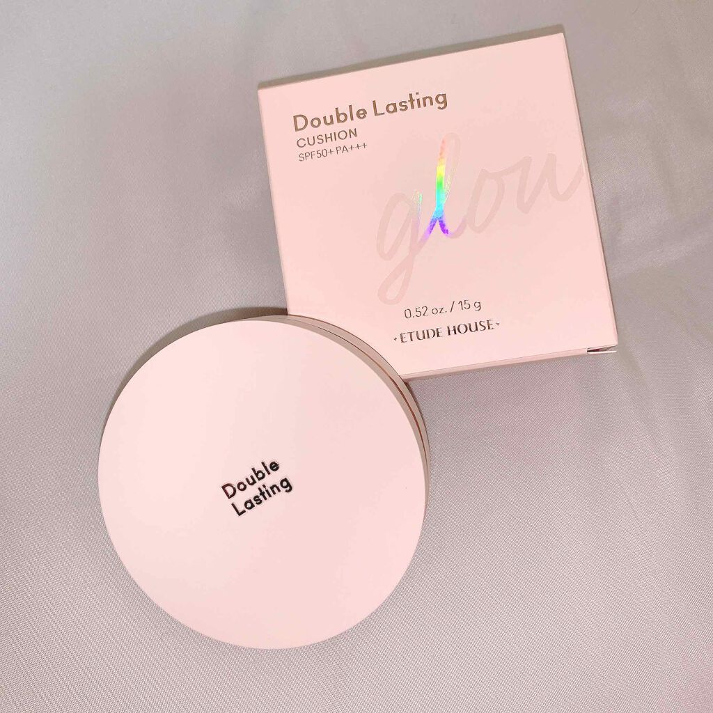 ダブルラスティング クッショングロウ/ETUDE/クッションファンデーションを使ったクチコミ（1枚目）