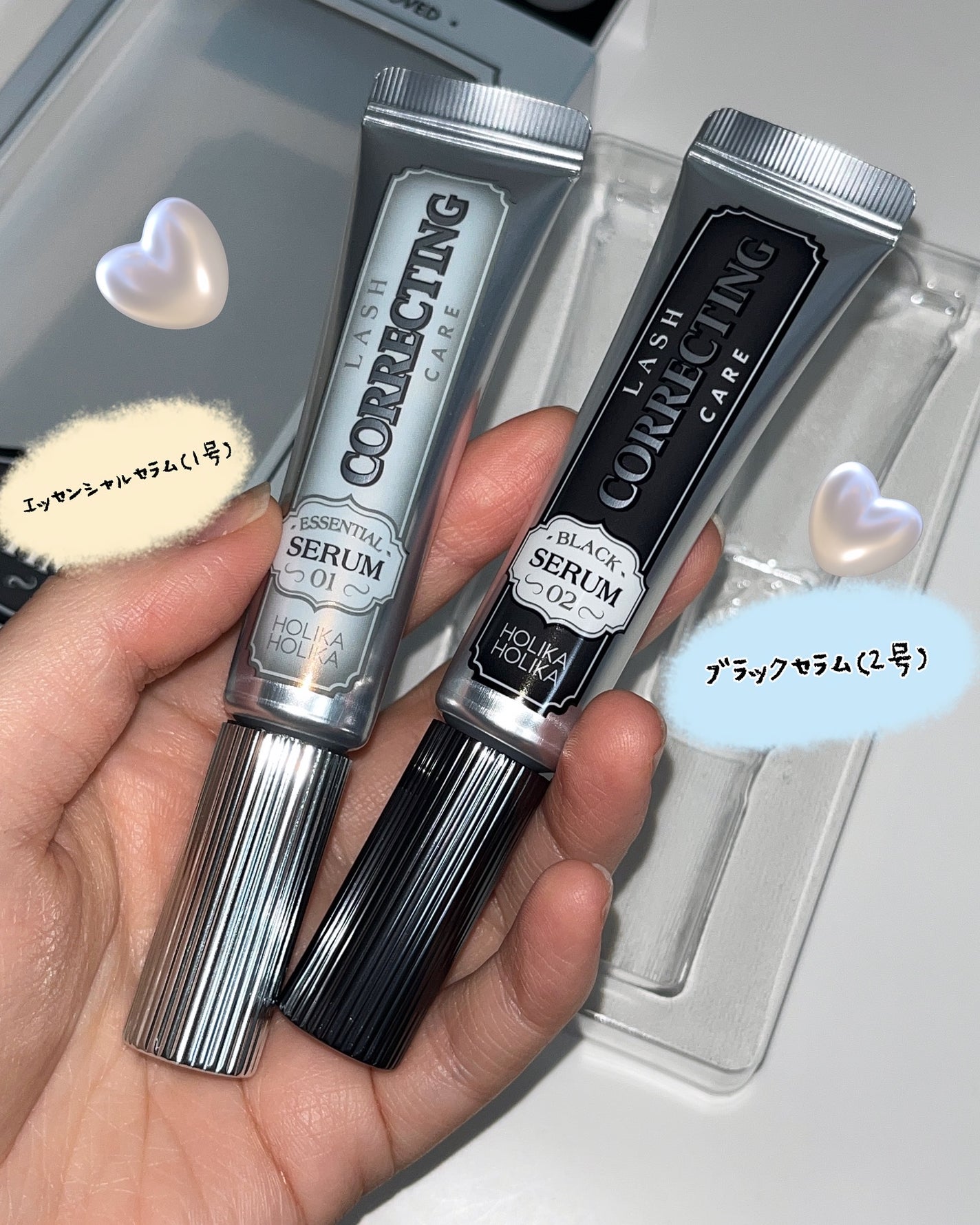 ラッシュコレクティングケア エッセンシャルセラム/HOLIKA HOLIKA/まつげ美容液を使ったクチコミ(2枚目)