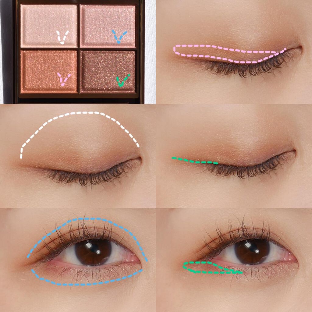 スキニーリッチシャドウ/excel/アイシャドウパレットを使ったクチコミ(5枚目)