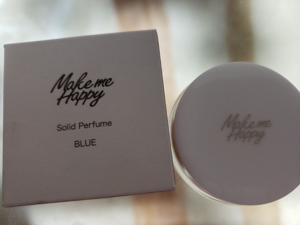 メイクミーハッピー ソリッドパフューム BLUE/キャンメイク/練り香水を使ったクチコミ(1枚目)