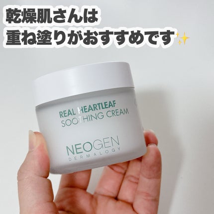 リアルドクダミスージングクリーム/NEOGEN/フェイスクリームを使ったクチコミ(5枚目)