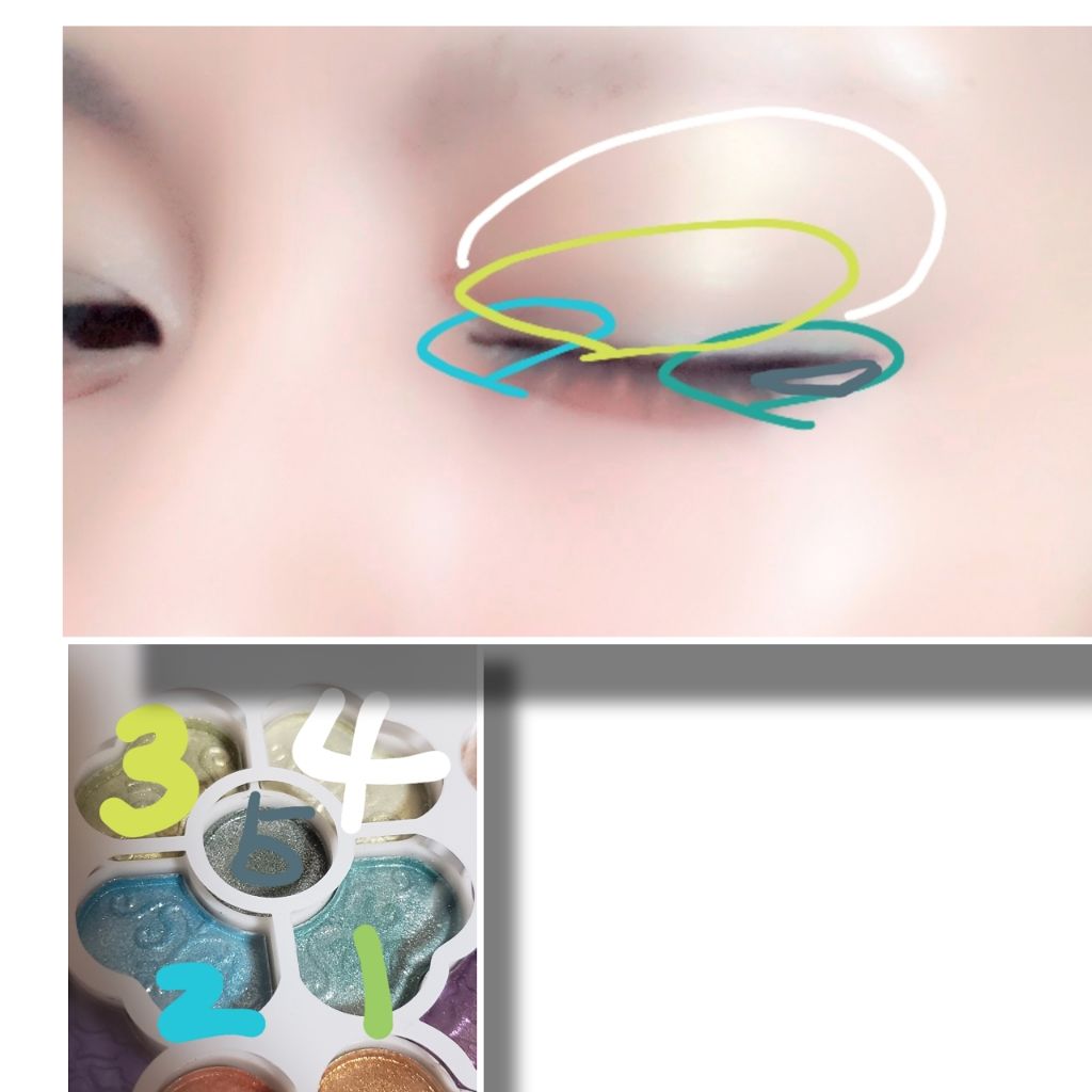 アイカラーパレット/ティアラガール/アイシャドウパレットを使ったクチコミ（3枚目）