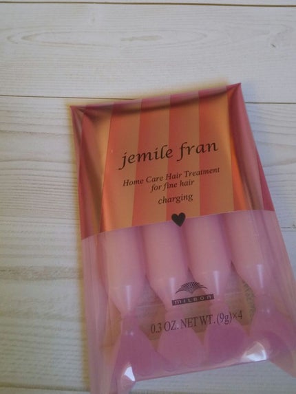 ジェミールフラン ヘアケアシリーズ サロントリートメント ハートチャージング/ジェミールフラン/洗い流すヘアトリートメントを使ったクチコミ(1枚目)