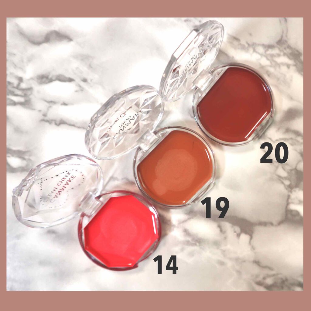 クリームチーク/キャンメイク/ジェル・クリームチークを使ったクチコミ(2枚目)