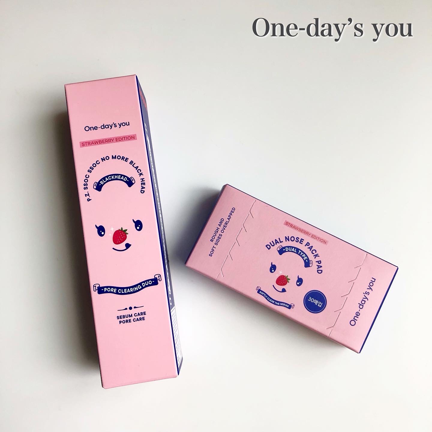 ワンデイズユー ノーモアブラックヘッド(ノーズピーリングセット) いちごエディション/One-day's you/スキンケアキットを使ったクチコミ（1枚目）