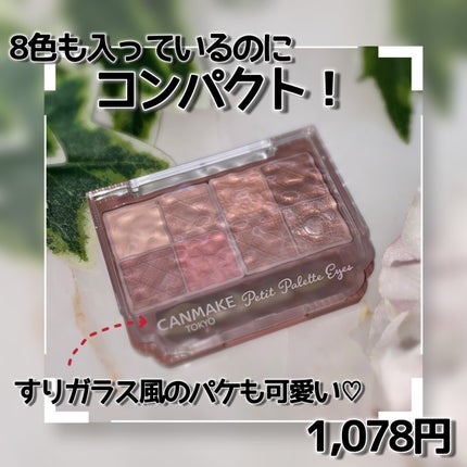 プティパレットアイズ(マットタイプ)/キャンメイク/パウダーアイシャドウを使ったクチコミ(2枚目)