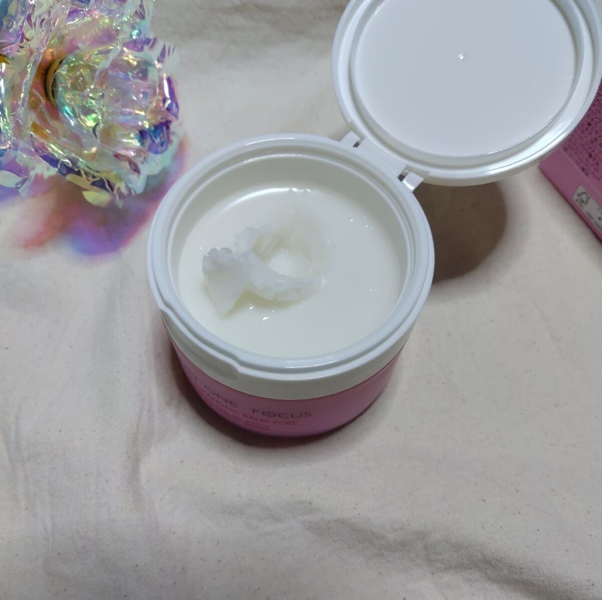 パーフェクトワンフォーカス スムースクレンジングバーム ピュア/PERFECT ONE FOCUS/クレンジングバームを使ったクチコミ(2枚目)