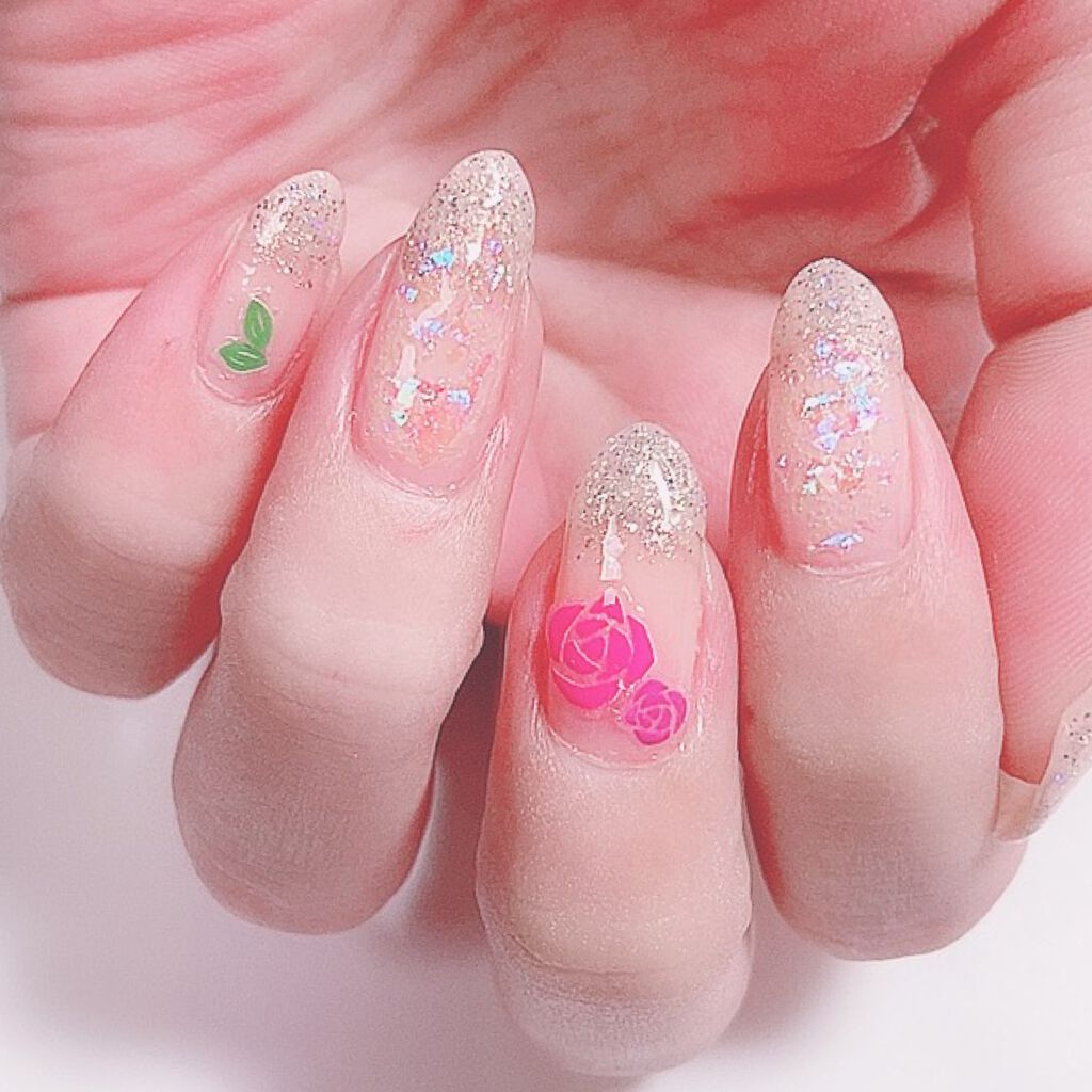 ネイルシール/キャンドゥ/ネイルシールを使ったクチコミ(3枚目)