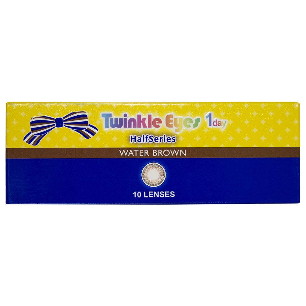 トゥインクルアイズ ワンデー UV+ ハーフシリーズ ウォーターブラウン【旧】