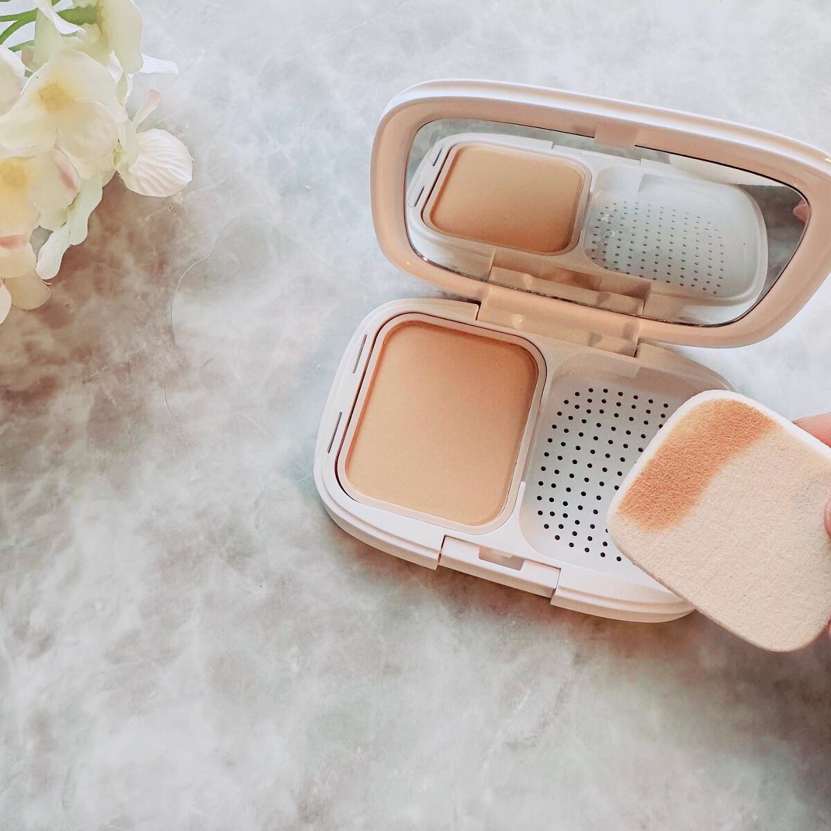 パウダーファンデーション/media luxe/パウダーファンデーションを使ったクチコミ(3枚目)