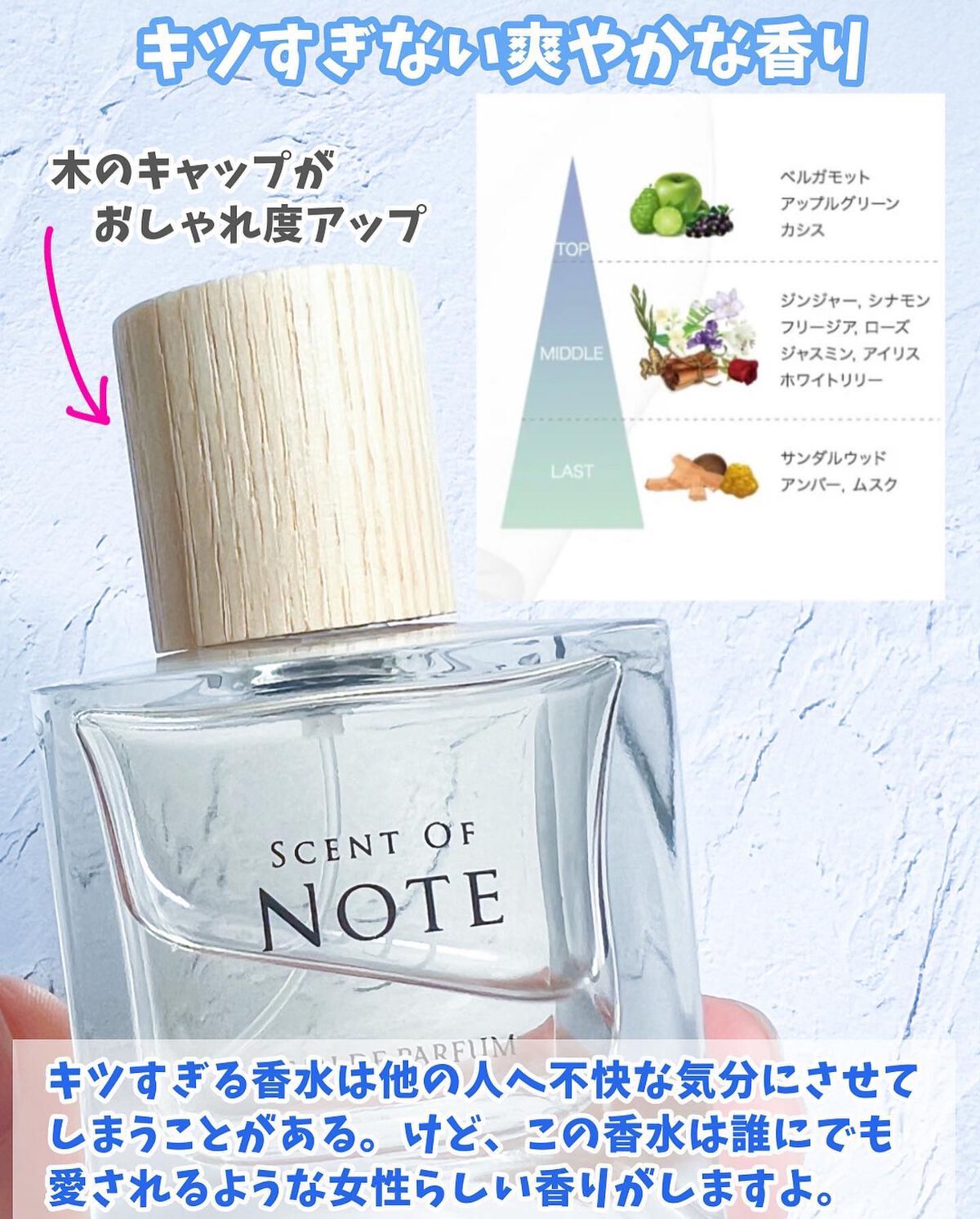 SCENT OF NOTEオードパルファム/SCENT OF NOTE/香水(その他)を使ったクチコミ(3枚目)