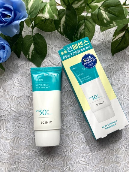 エンジョイスーパーマイルドサンエッセンス/SCINIC/日焼け止めローションを使ったクチコミ(1枚目)